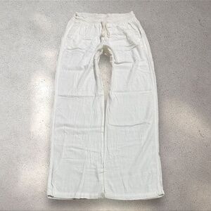 Angel Kiss White Drawstring Pants
